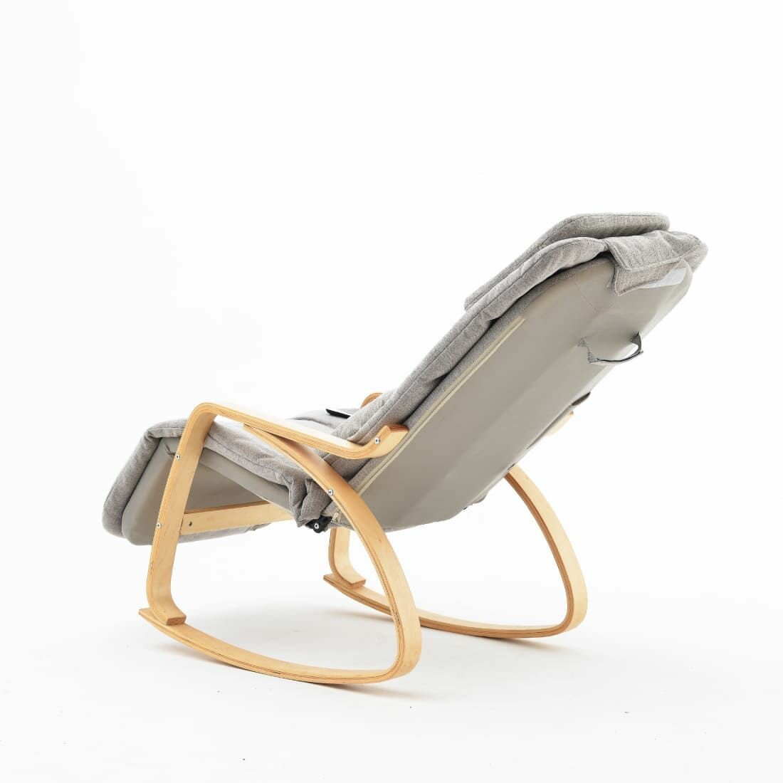 Массажное кресло-качалка GESS Moderno (серый) роликовый и вибромассаж функция прогрева