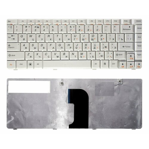 Клавиатура для ноутбука Lenovo IdeaPad U450 E45 белая клавиатура для ноутбука lenovo u450
