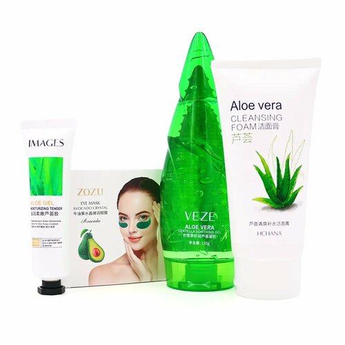 Бьюти Бокс White Aloe от Zdravnica.SHOP 4 препарата для лица в наборе бьюти бокс snail от zdravnica shop 6 препаратов в наборе