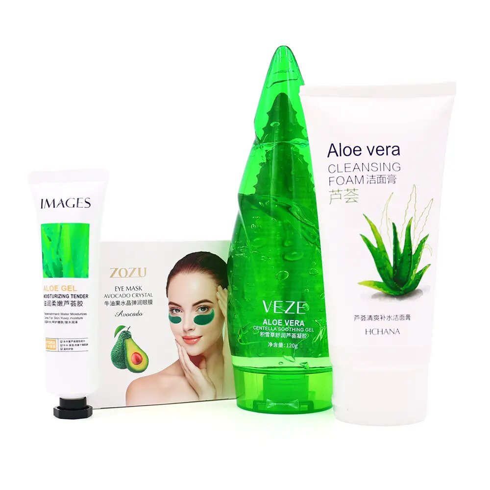 Бьюти Бокс "White Aloe" от Zdravnica.SHOP 4 препарата для лица в наборе