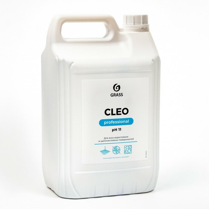 Универсальное моющее средство GRASS с дезинфицирующим эффектом Cleo 5 л концентрат (937659)