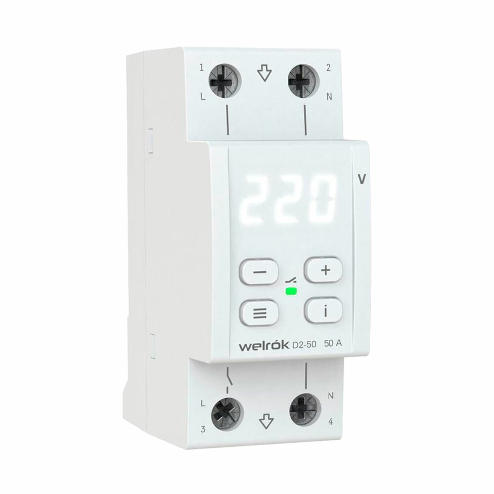 фото Реле напряжения Welrok D2-50