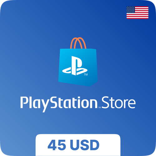 Подарочная карта PlayStation Store (CША) - 45 USD