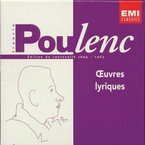 AUDIO CD Poulenc: Lyric Works (Edition du Centenaire 1899-1963) - Georges Pretre, Pierre Dervaux, Andre Cluytens and various audio cd francis poulenc 1899 1963 klavierwerke vol 3 1 cd