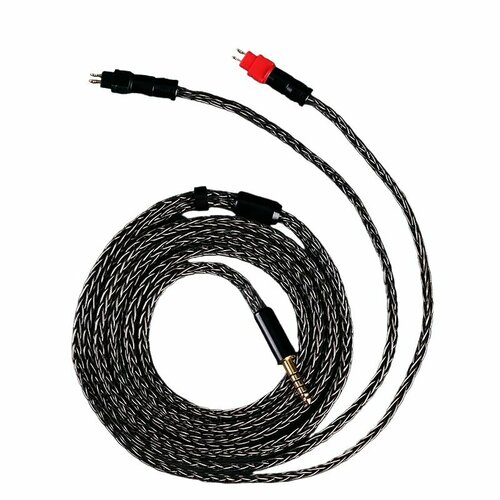 zomo hd25 сменный прямой кабель 1 5 м Кабель OpenHeart для наушников Sennheise, 4,4 мм балансный, 1,4 м, черный