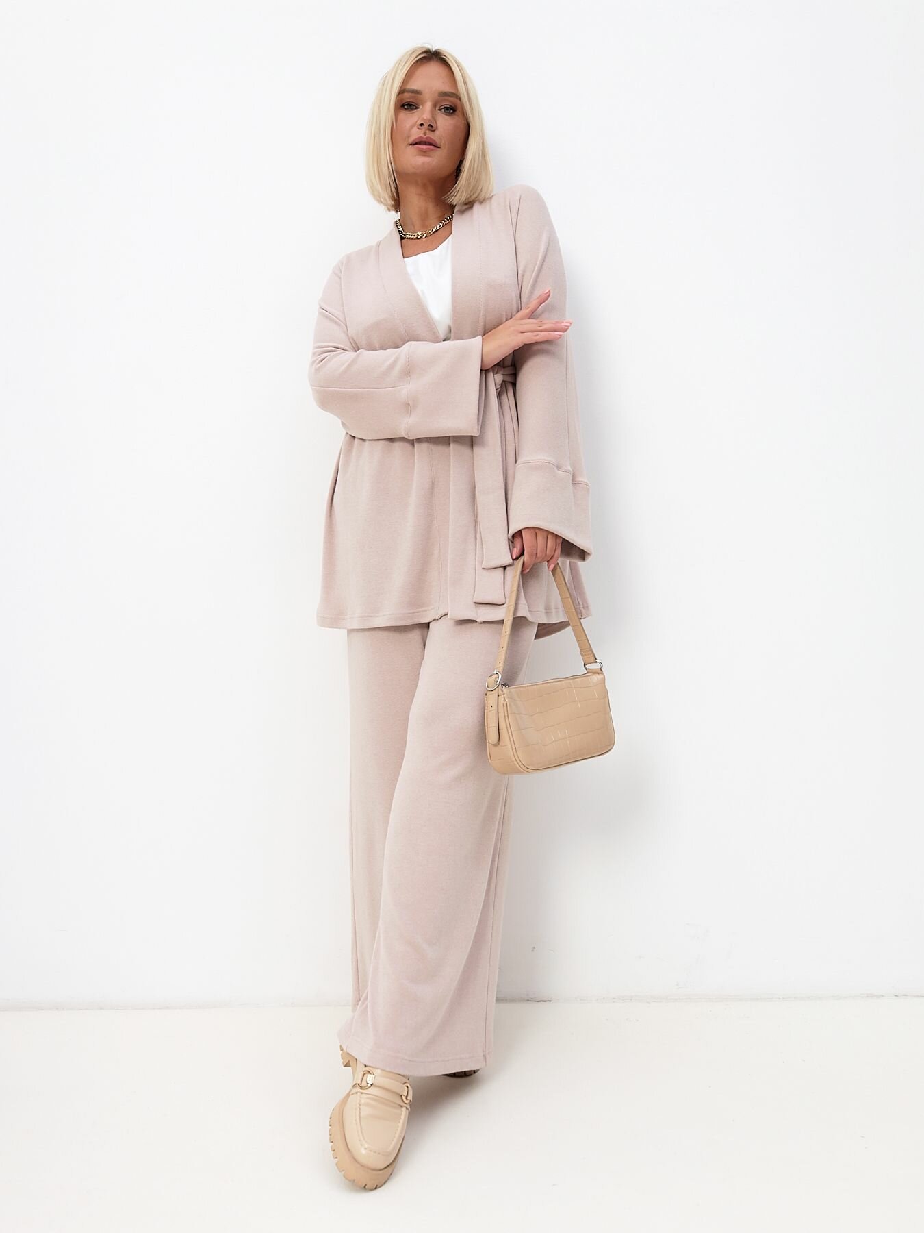 Костюм классический La Via Estelar Базовая коллекция, размер 58-60, розовый