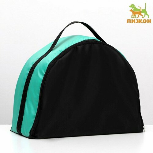 переноска сумка kando s 34х23х24см зеленая Сумка-переноска PerseiLine малая, 36х17х25 см, оксфорд, зеленая