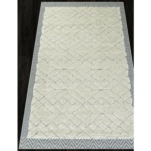 MILAT, Турция Ковер TUNIS 5682A WHITE / L.GRAY 1.52x2.3 м.