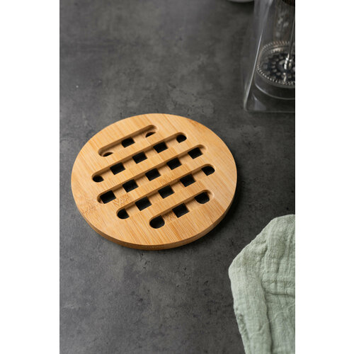 Подставка под горячее TAVOLONE 18х1 см, бамбук