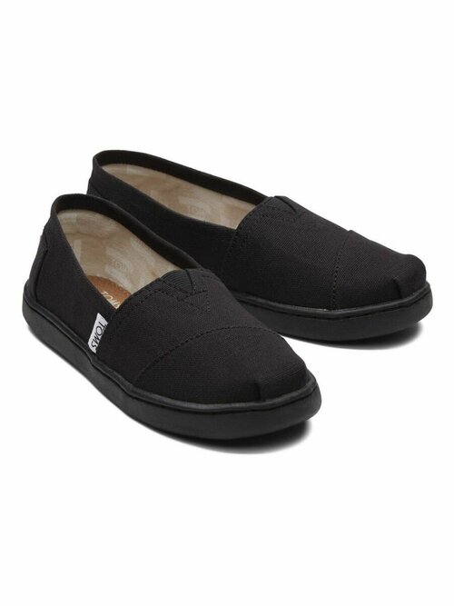 Слипоны TOMS Alpargata, размер 3(35), черный