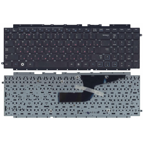 Клавиатура для ноутбука Samsung RC710 RC711 RC720 p/n: 9Z. N6ASN.11D, CNBA5902921 черный