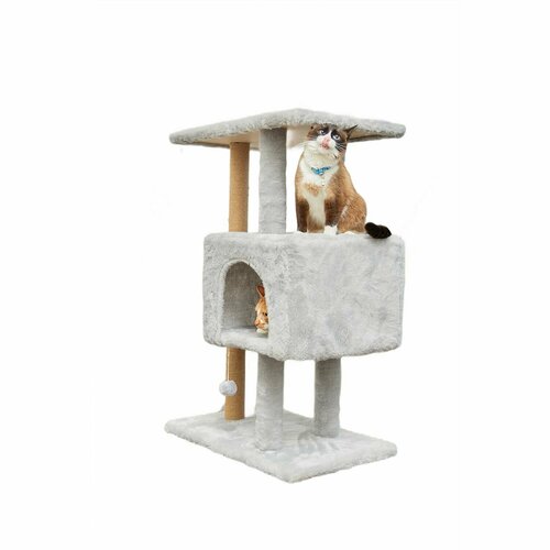 Игровой комплекс для кошек бриси Серый