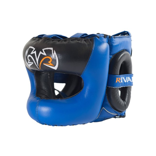 Боксерский шлем с бампером Rival RHGFS3 Blue (S/M) боксерский шлем rival rhg30 black blue m