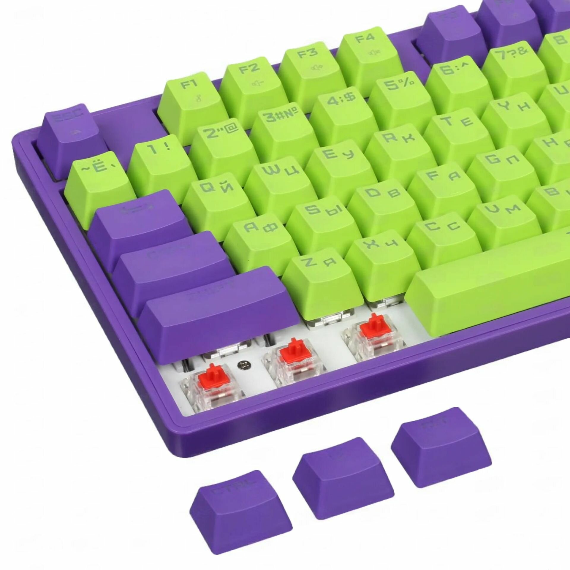 Клавиатура проводная ARDOR GAMING Pathfinder с подсветкой фиолетовый
