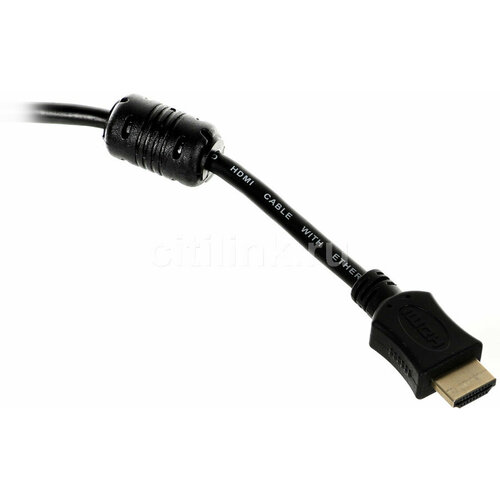 Кабель соединительный аудио-видео PREMIER 5-813, HDMI (m) - HDMI (m) , ver 1.4, 3м, ф/фильтр, черный [5-813 3.0] кабель интерфейсный buro hdmi v1 4 3mc hdmi m hdmi m ver 1 4 3м gold ф фильтр черный