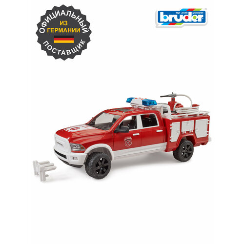 фото Bruder 02544 "внедорожник ram 2500 dodge пожарный"