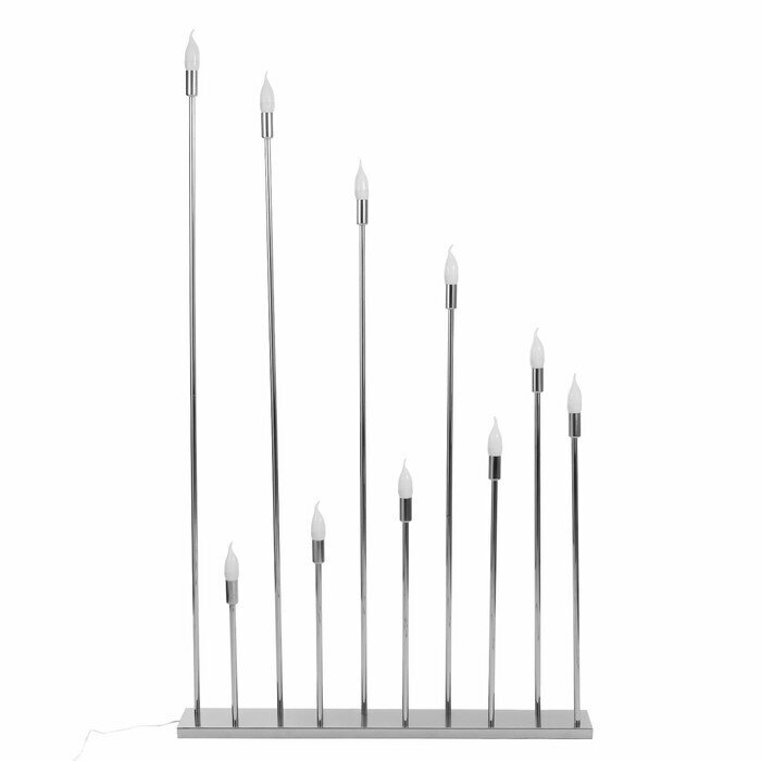 фото Торшер "Онлайн" 10хЕ14 40Вт хром 100х13,5х170см