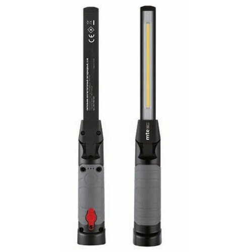 фото Фонарь аккумуляторный светодиодный led slim usb, mte