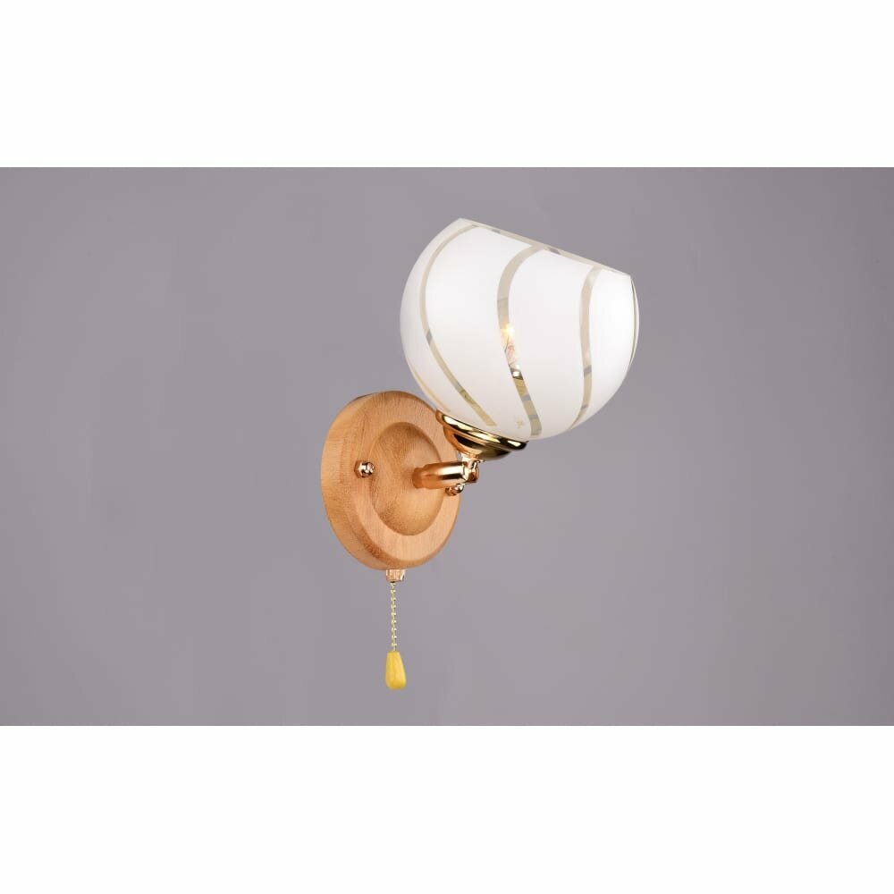 бра россвет рс16410 wd+fg/1w е27 - фото №9