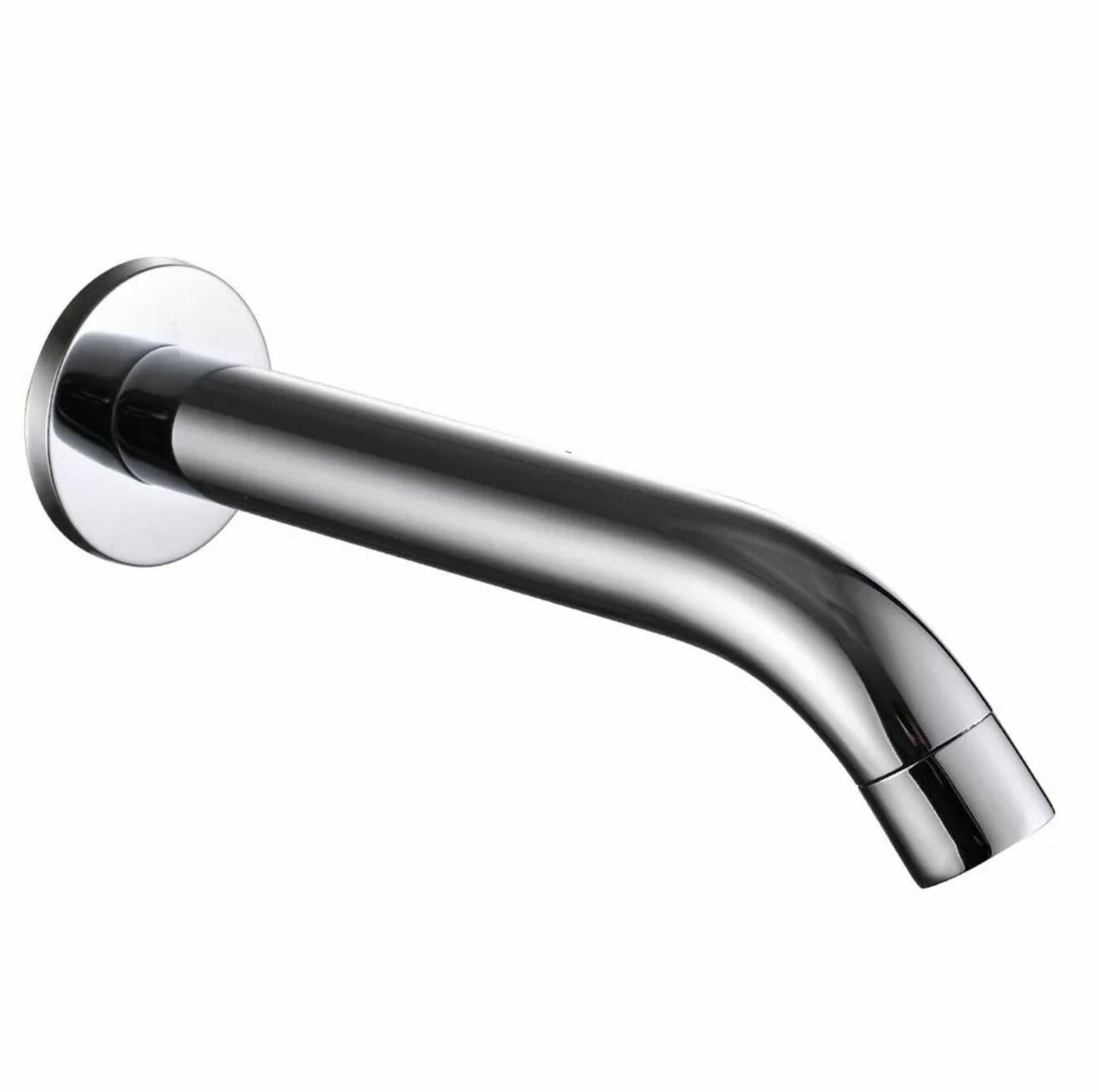 фото GEBERT GB0220R излив из стены 220мм, для встроенного смесителя, хром