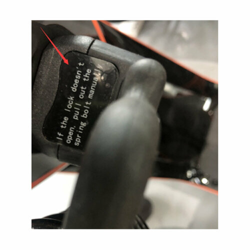 Аксессуар для электротранспорта NineBot AB00001647 этикетка для замка 90₽