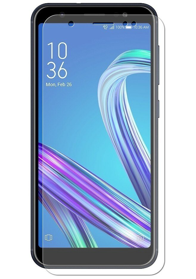 Защитное стекло для ASUS ZenFone Max M1 ZB555KL супертонкое / на плоскую часть экрана /