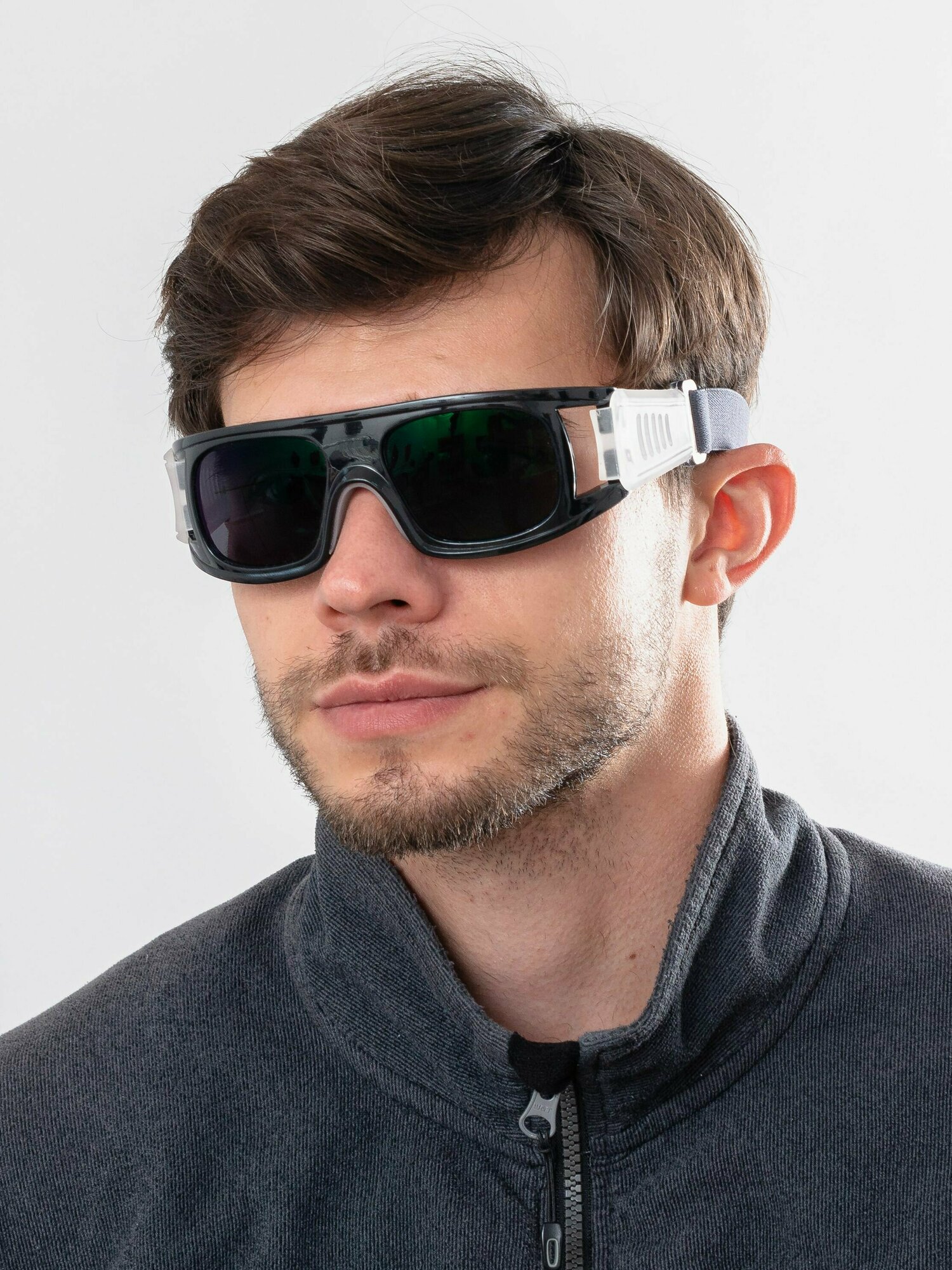 Очки защитные спортивные Copozz РЦ 68-70, с диоптриями -1.5 / Солнцезащитные очки