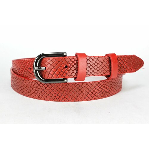 фото Ремень glamour, размер 120, красный