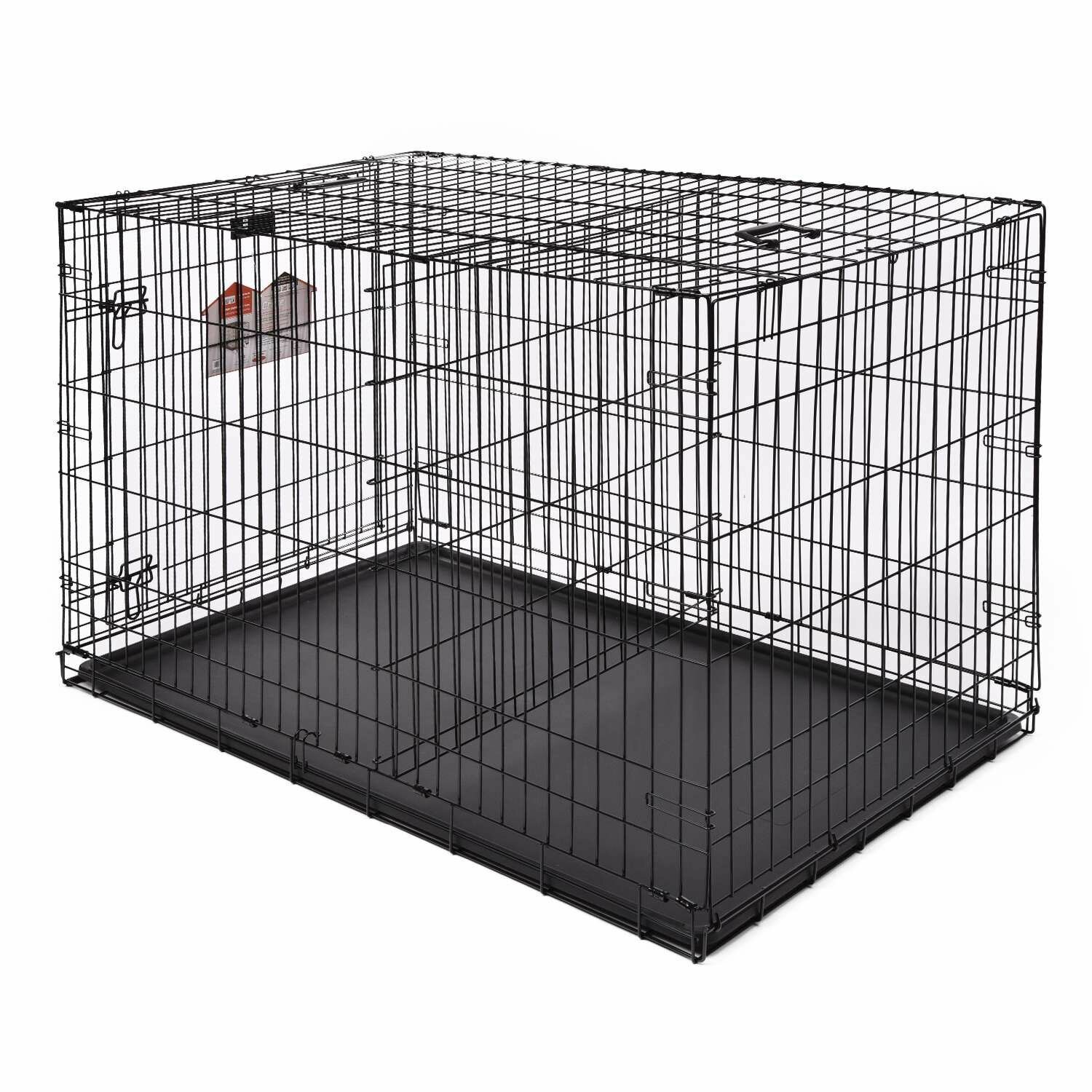 MidWest Клетка для собак iCrate 1 дверь,черный,122*76*84см - фото №20