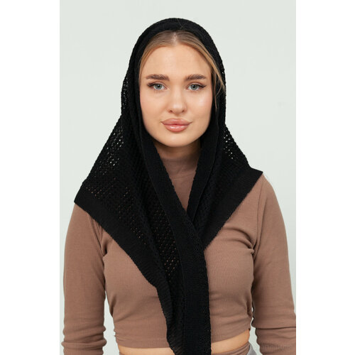 фото Шарф шапландия,30х30 см, one size, черный