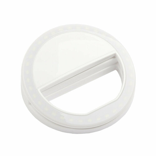 Освещение для селфи на фронтальную камеру на батарейках с функцией фонарика 3 яркости коробка 48000₽