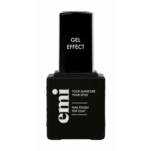 Ультрастойкое закрепляющее покрытие для ногтей Emi Ultra Strong Top Coat Gel Effect /9 мл/гр.