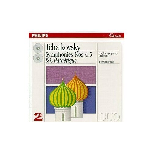 AUDIO CD Tchaikovsky: Symphonies Nos 4, 5 &6 Pathé