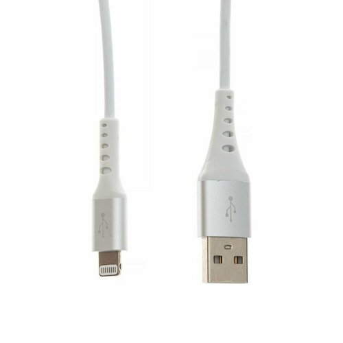 Кабель Cactus USB (m)-Lightning (m) 2м белый блистер кабель cactus cs lg usb a 1 lightning m usb m 1м mfi белый