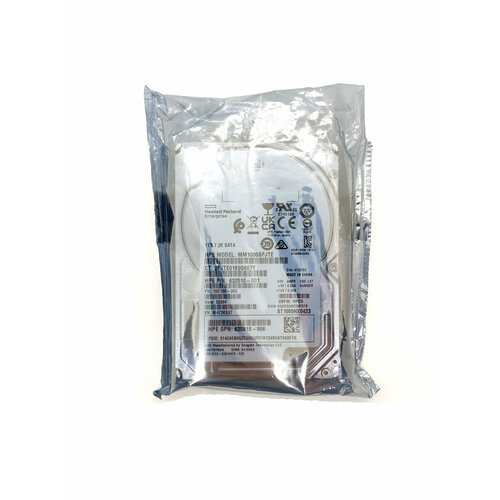 Жесткий диск HP Enterprise 1TB SATA 25 72K 6900₽