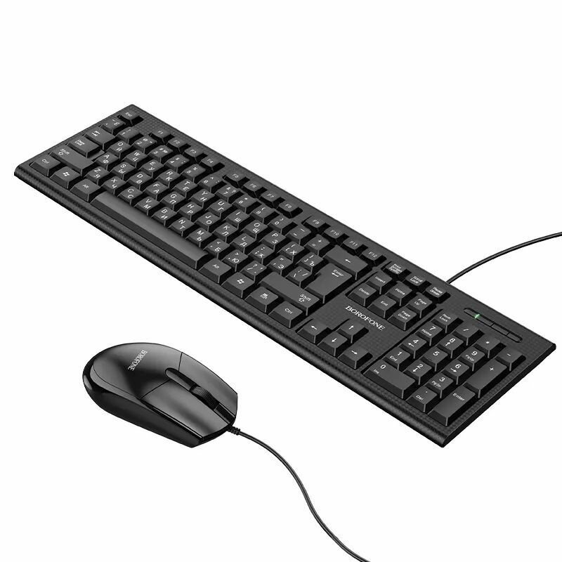 Проводной набор клавиатура+мышь "Borofone BG-6"