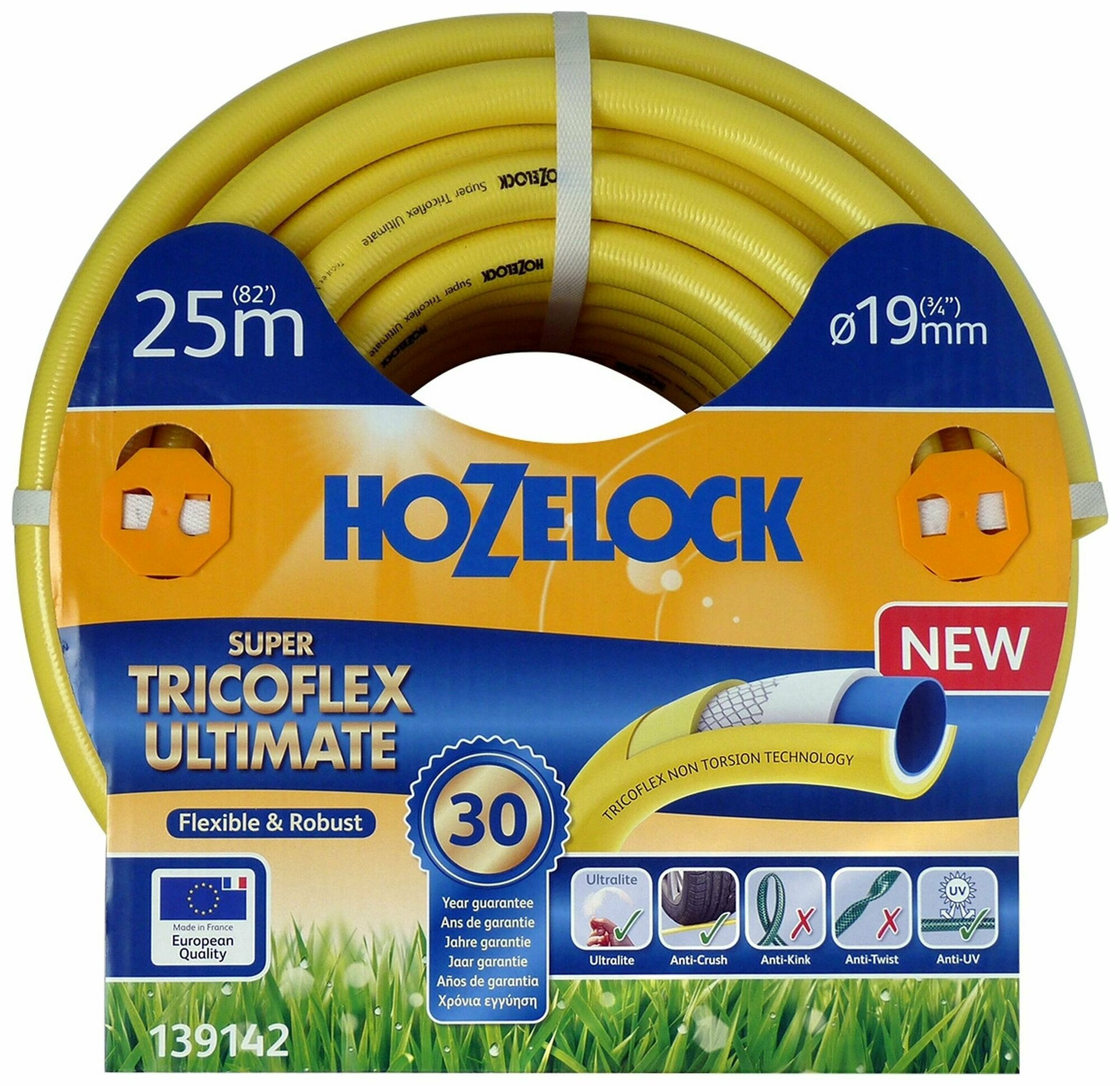 Шланг для полива HOZELOCK Super Tricoflex 3/4 дюйма 25 м