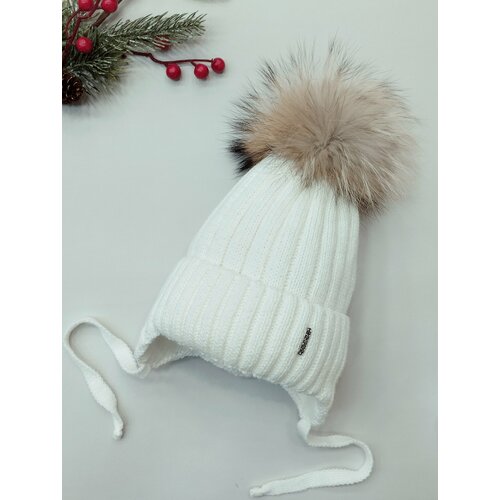 фото Шапка мой ангелок ключик, размер 52-54, белый