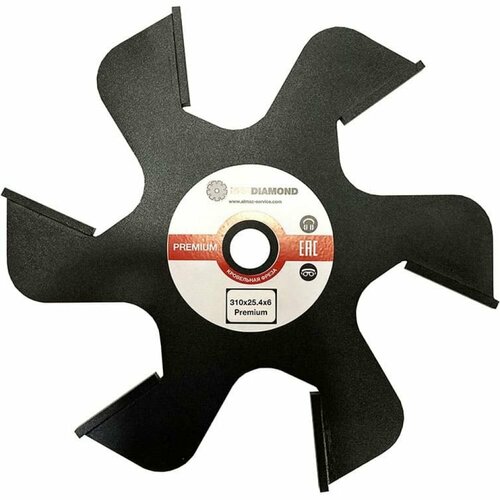Фреза кровельная Premium (310x25.4 мм; количество лопастей 6) RedDiamond 2105003