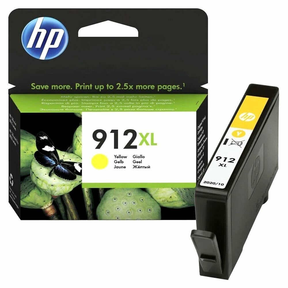 Картридж для струйного принтера HP 912XL High Yield Yellow 3YL83AE