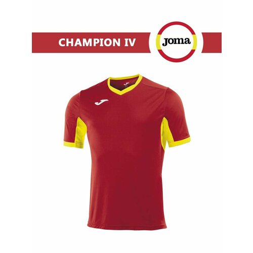 Футболка joma, размер 08л-10л-4XS-3XS, красный футболка joma combi размер 08л 10л 4xs 3xs зеленый