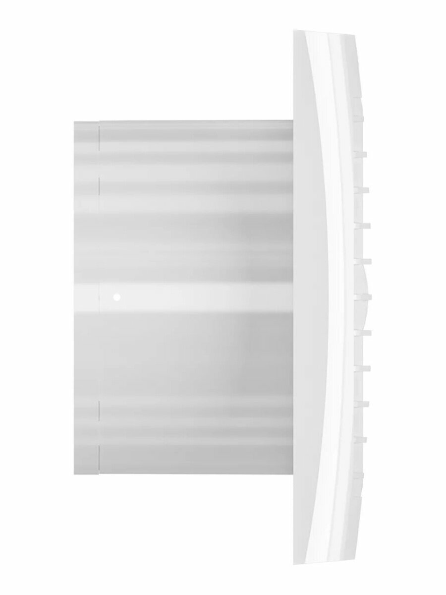 Вытяжной вентилятор ERA-4C с обр. клапаном, 150х150 мм, D100 мм, в ванную, в туалет, на кухню, белый