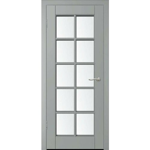 Межкомнатная дверь (дверное полотно) WanMark Скай-1 / ПО серая эмаль 60х200 межкомнатная дверь дверное полотно wanmark скай 1 пг серая эмаль 70х200