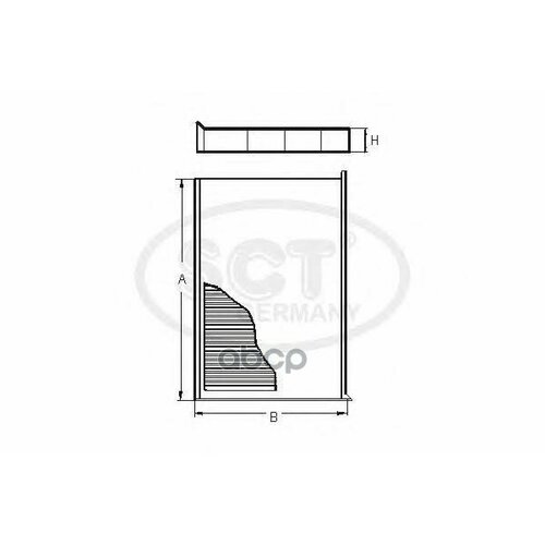 SCT GERMANY SA1161 Салонный фильтр LAND ROVER FREELANDER 98-