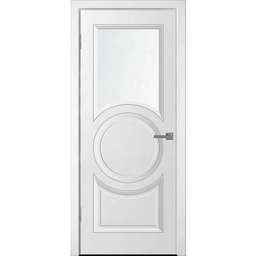 Межкомнатная дверь (дверное полотно) WanMark Уно-5 / ПО белая эмаль 80х200