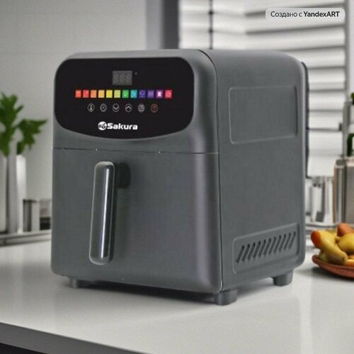 Аэрогриль Sakura SA-7678BK 6л 90 мин таймер сенсорное управление 639700₽