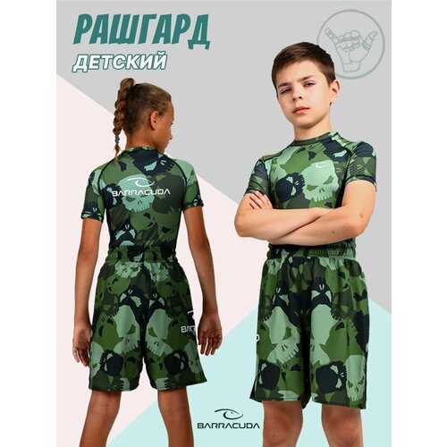 фото Рашгард barracuda рашгард детский компрессионный спортивная футболка с коротким рукавом barracuda kids , размер 2xs