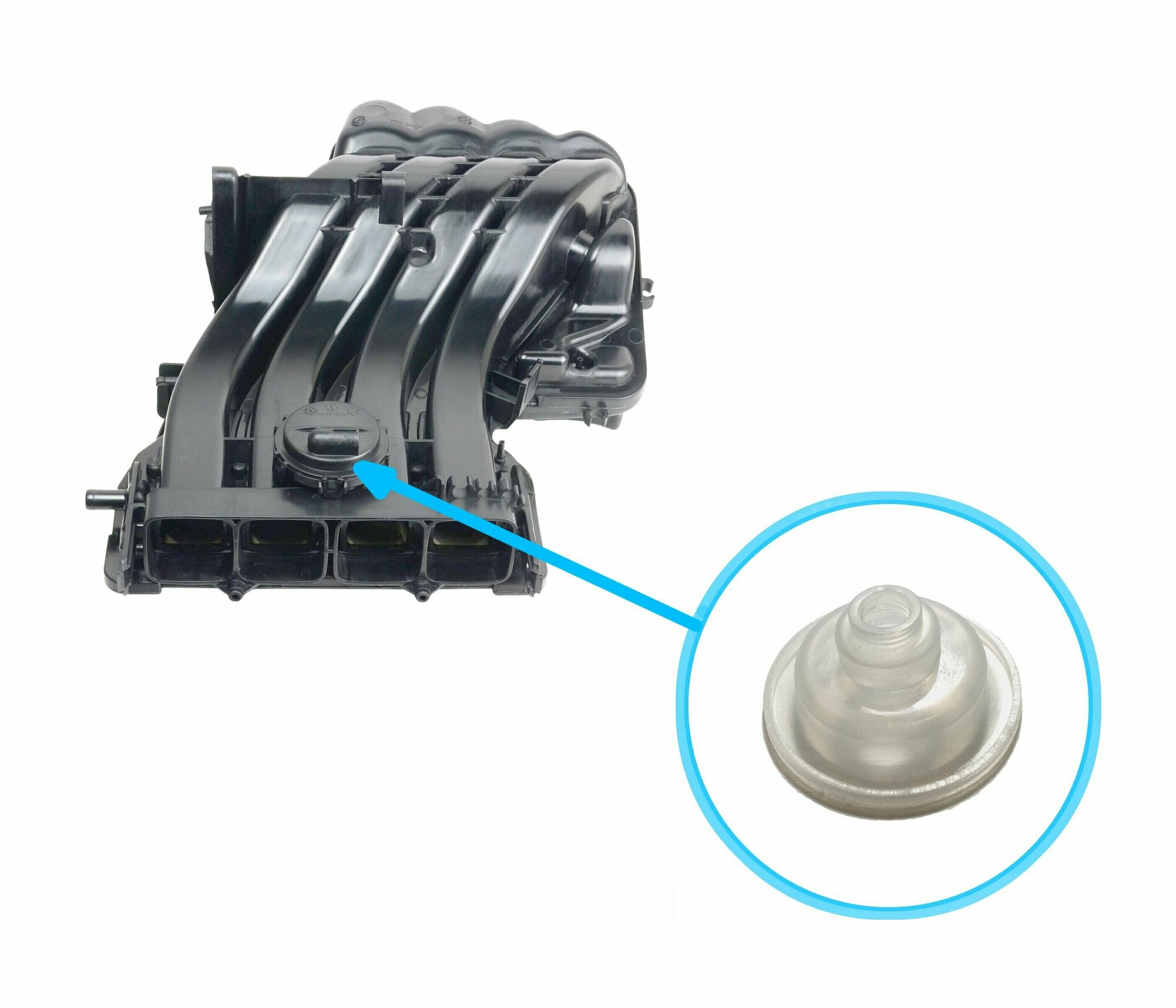 Мембрана впускного коллектора VAG 1.6 06A133203EM, 06A133206BD для мотoров BSE, BGU, BSF, CCSA, CMXA, CHGA