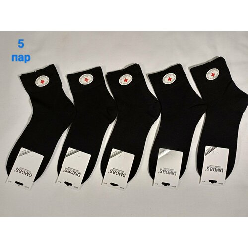 Носки DMDBS, 5 пар, размер 36/41, черный женские махровые носки от dmdbs