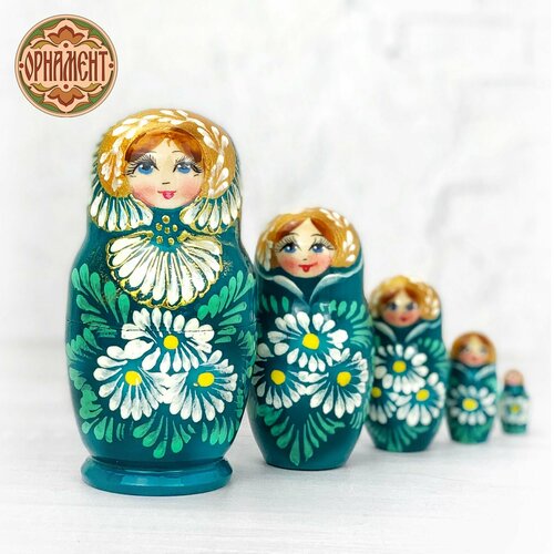 Матрешка деревянная детская развивающая игрушка игрушка 5 мест 11 см 1113₽